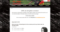 Desktop Screenshot of lhracingsport.se